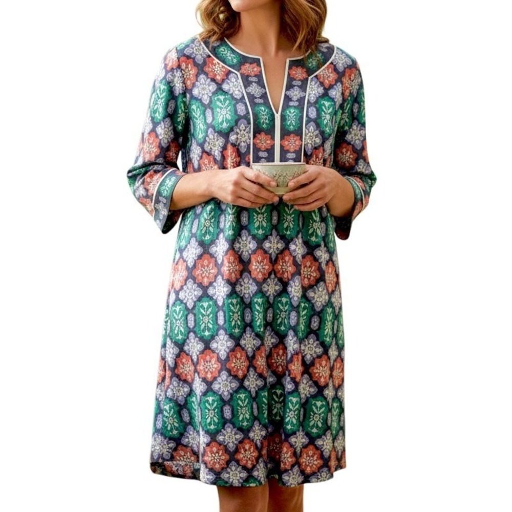 Gretchen Scott Womens Dress Sz‎ Small Multicolor Geometric Summer Office